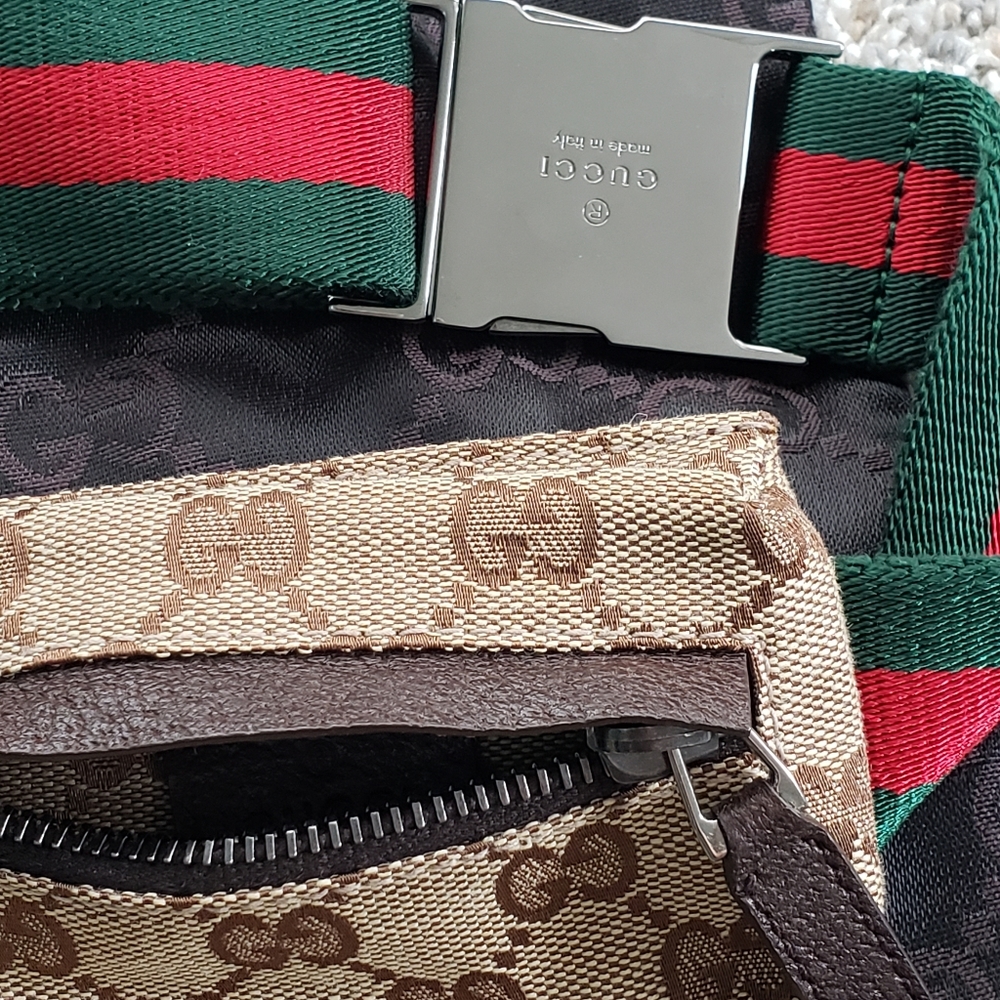 Gucci GG Canvas Double Pocket Mini Bag - Picture 10 of 10